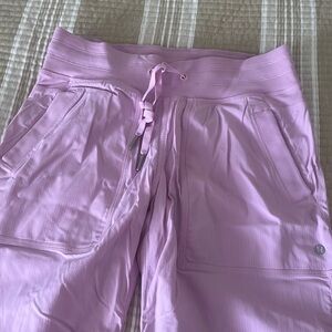 Lululemon dance studio pants in VITAPINK